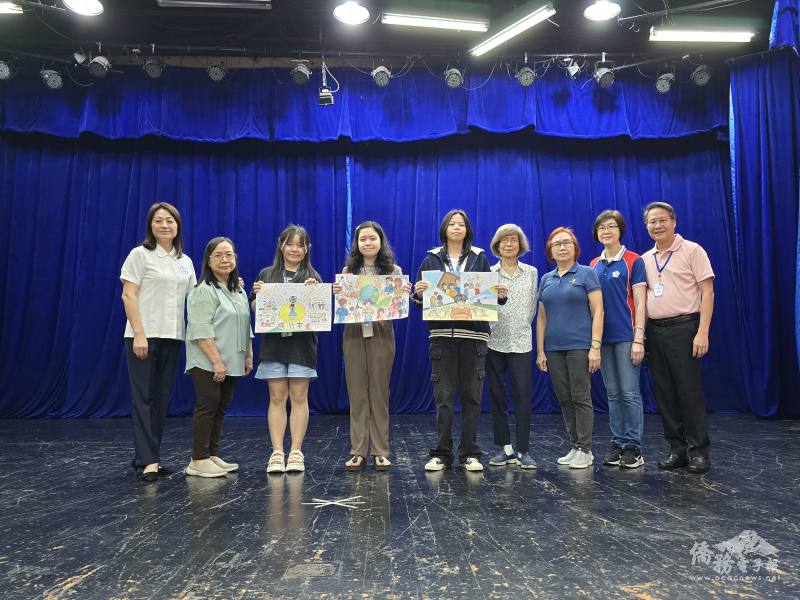 菲華文經總會親子成語繪畫比賽活動會場