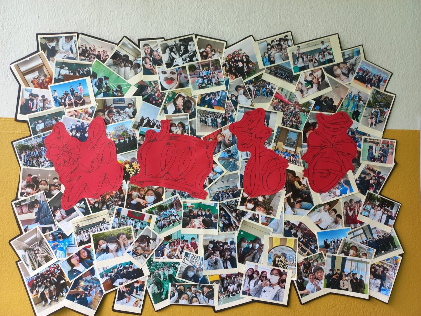 釜山華僑中學舉辦2023漢字文化節相關活動--角落藝術字創意大賽1