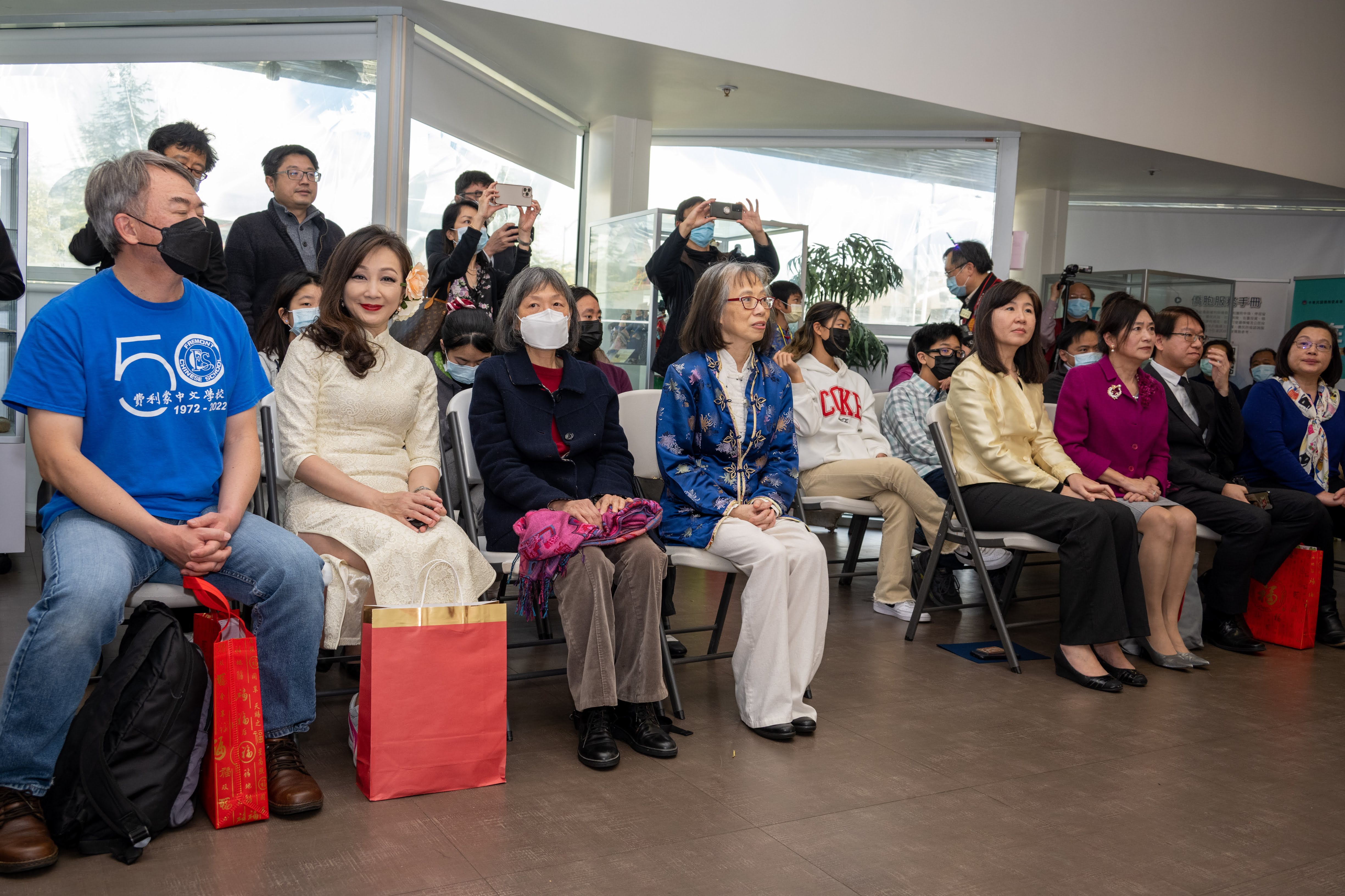 感謝「舊金山經濟文化辦事處」賴處長夫人、「金山灣區文教服務中心」莊雅淑主任、與會佳賓與中文學校校長們的蒞臨們