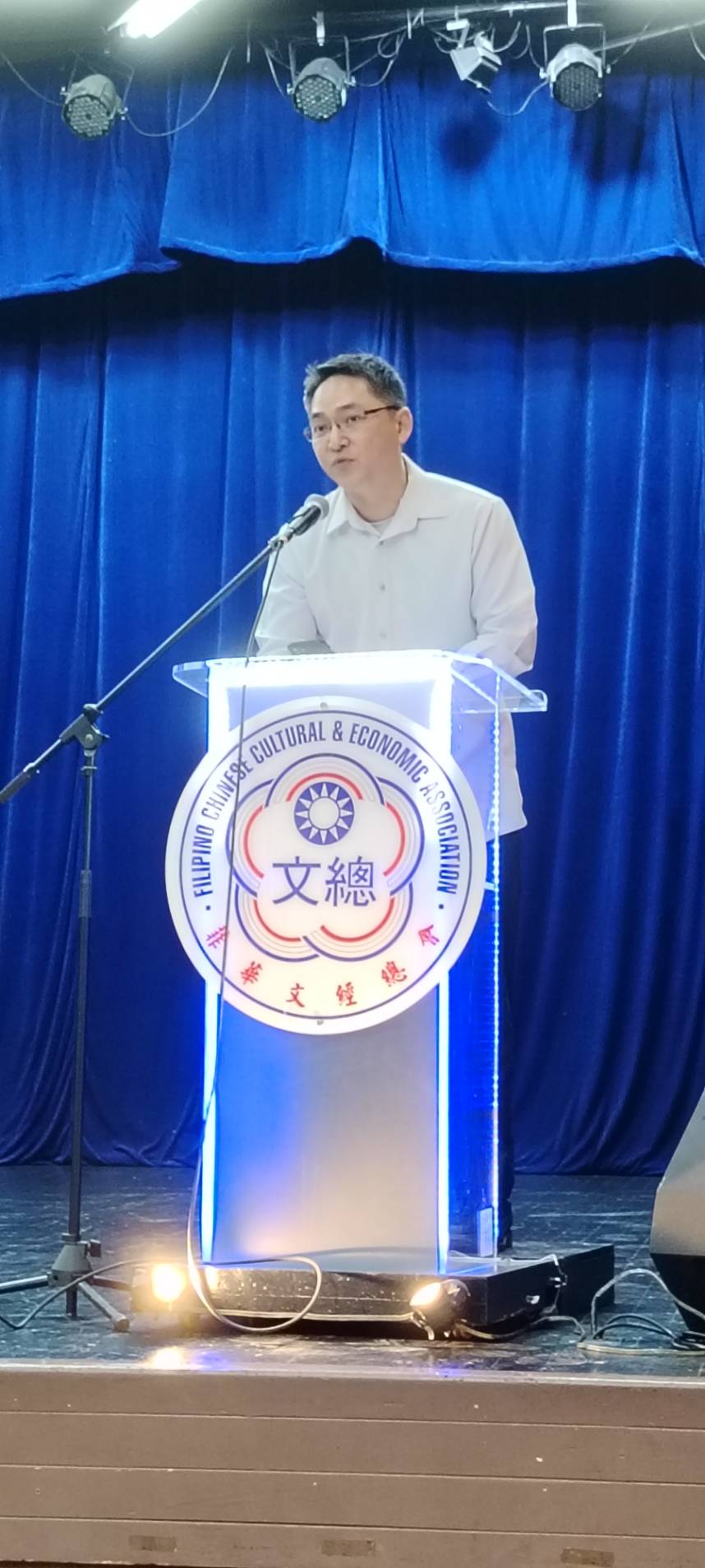 莊博智到場致詞鼓勵學生學好華語