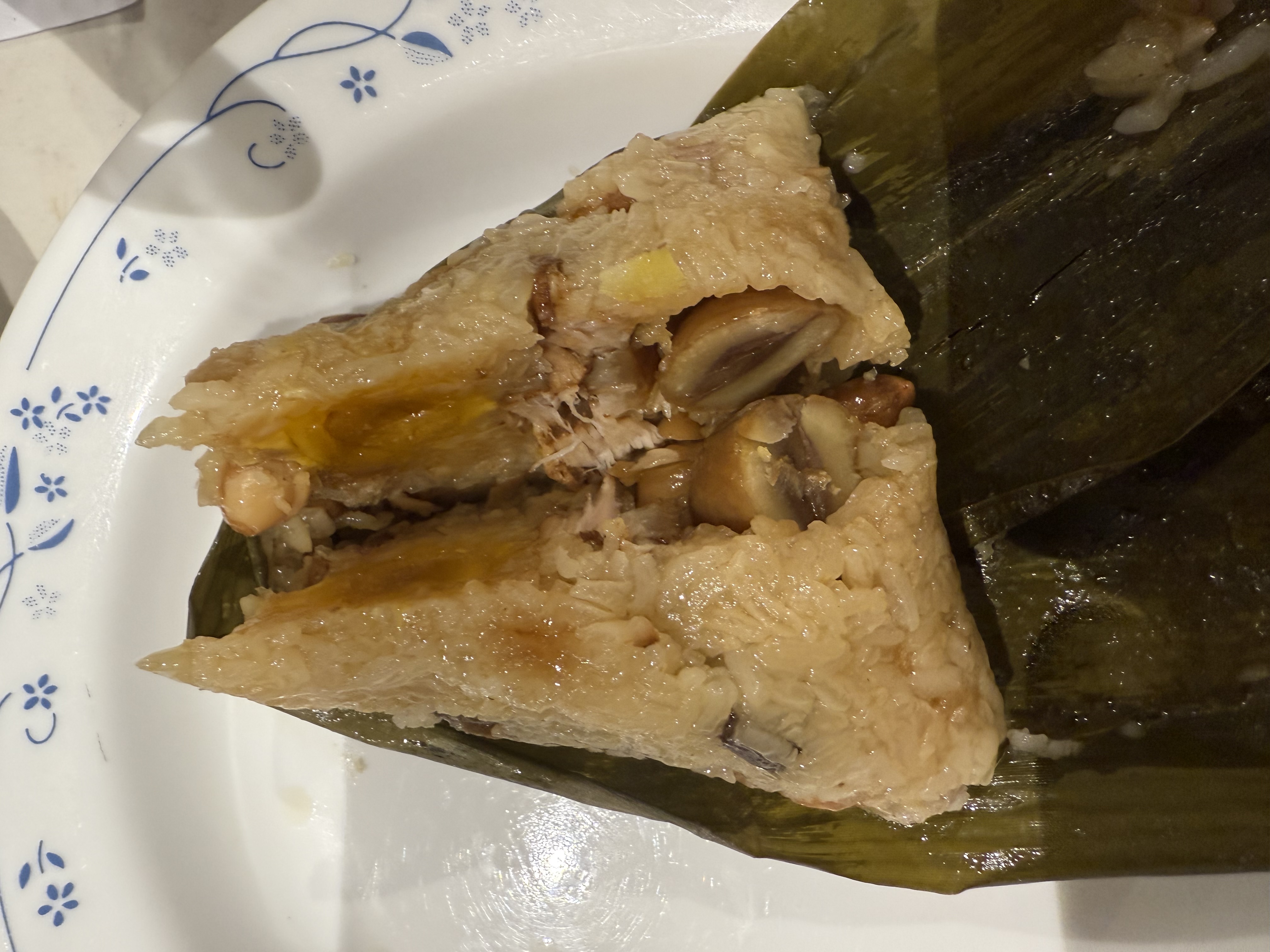 道地的臺灣粽子料多、Q軟、香味濃郁，大受好評