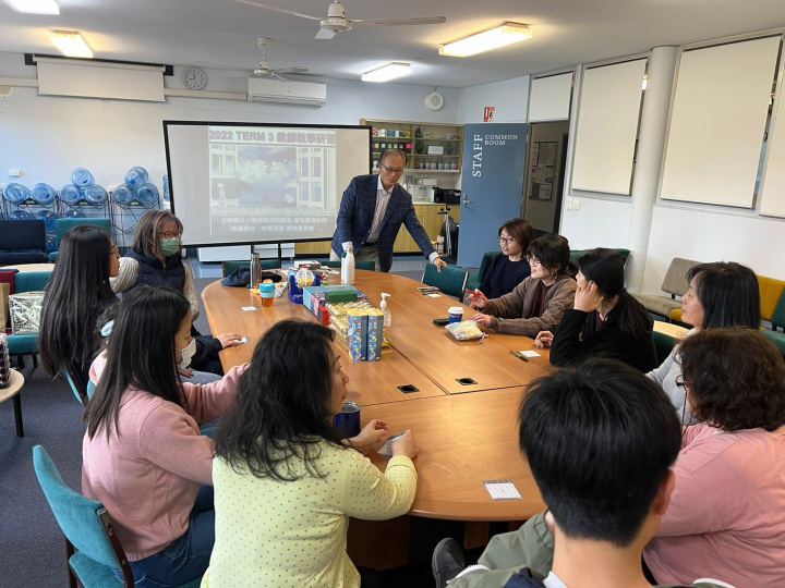 校長強調友善安全的校園環境