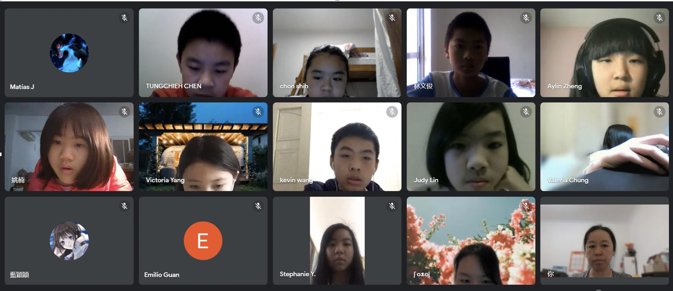 新興教會附屬中文學校中、高年級查字典比賽1