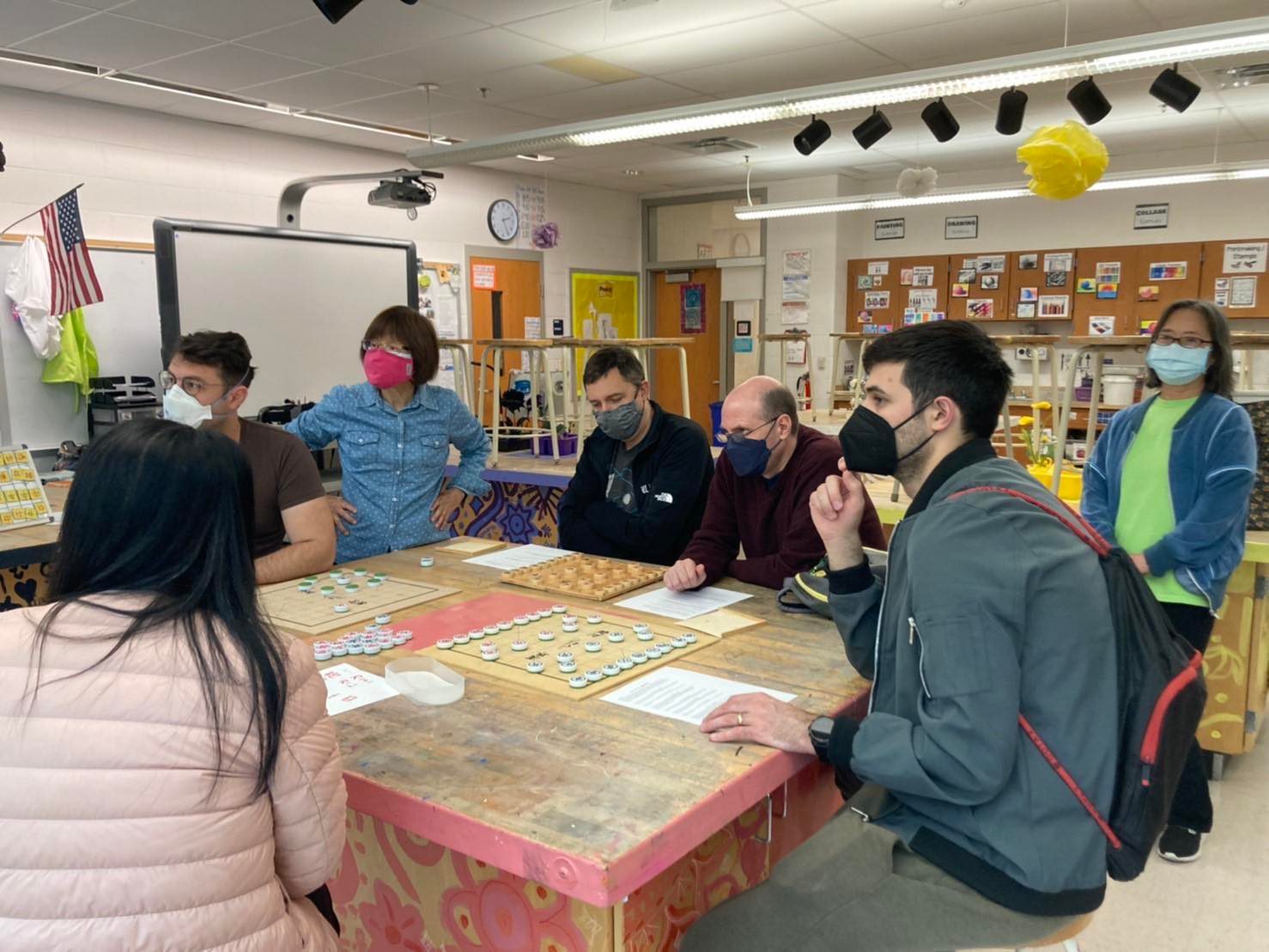 2022年臺灣學校華語文中心舉辦象棋研習並品嚐臺中名產太陽餅1