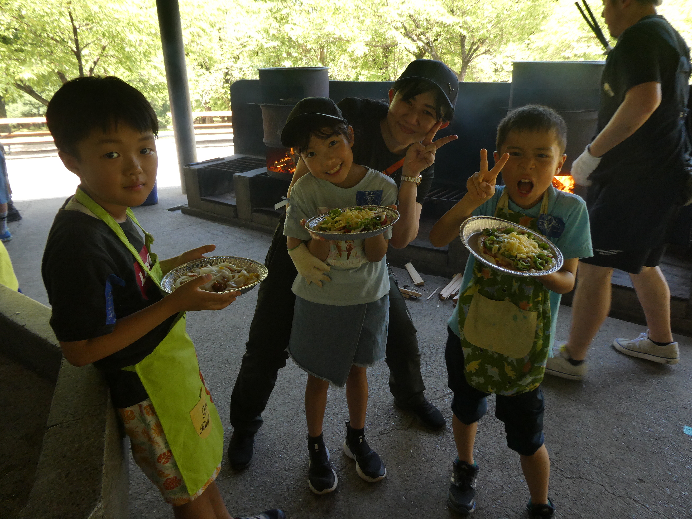 野外教學自製披薩