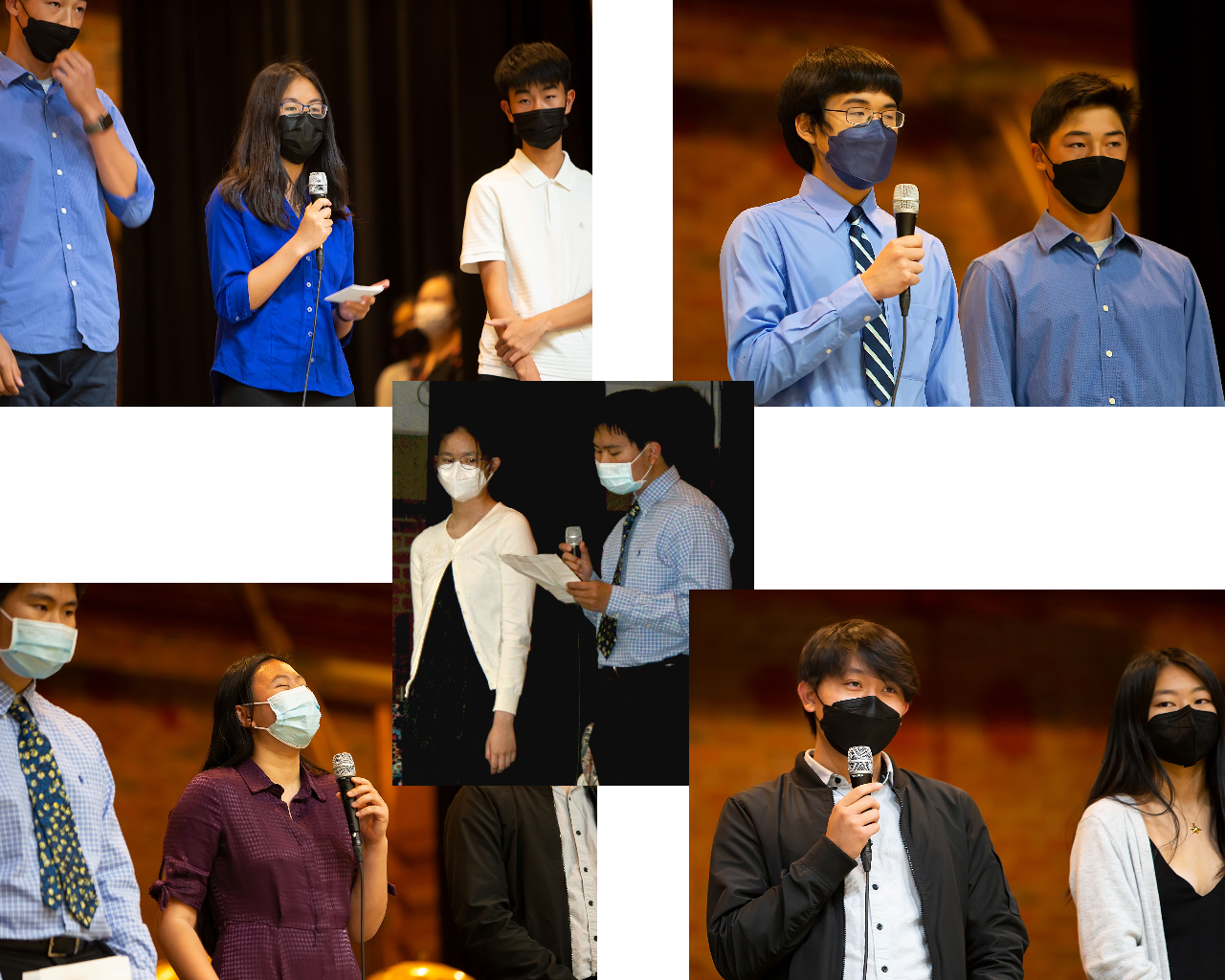 畢業、結業同學們上臺致詞