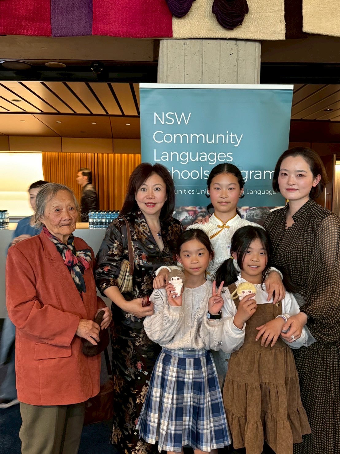 5. 蘇晏儀的阿嬤親自來現場參與盛會。