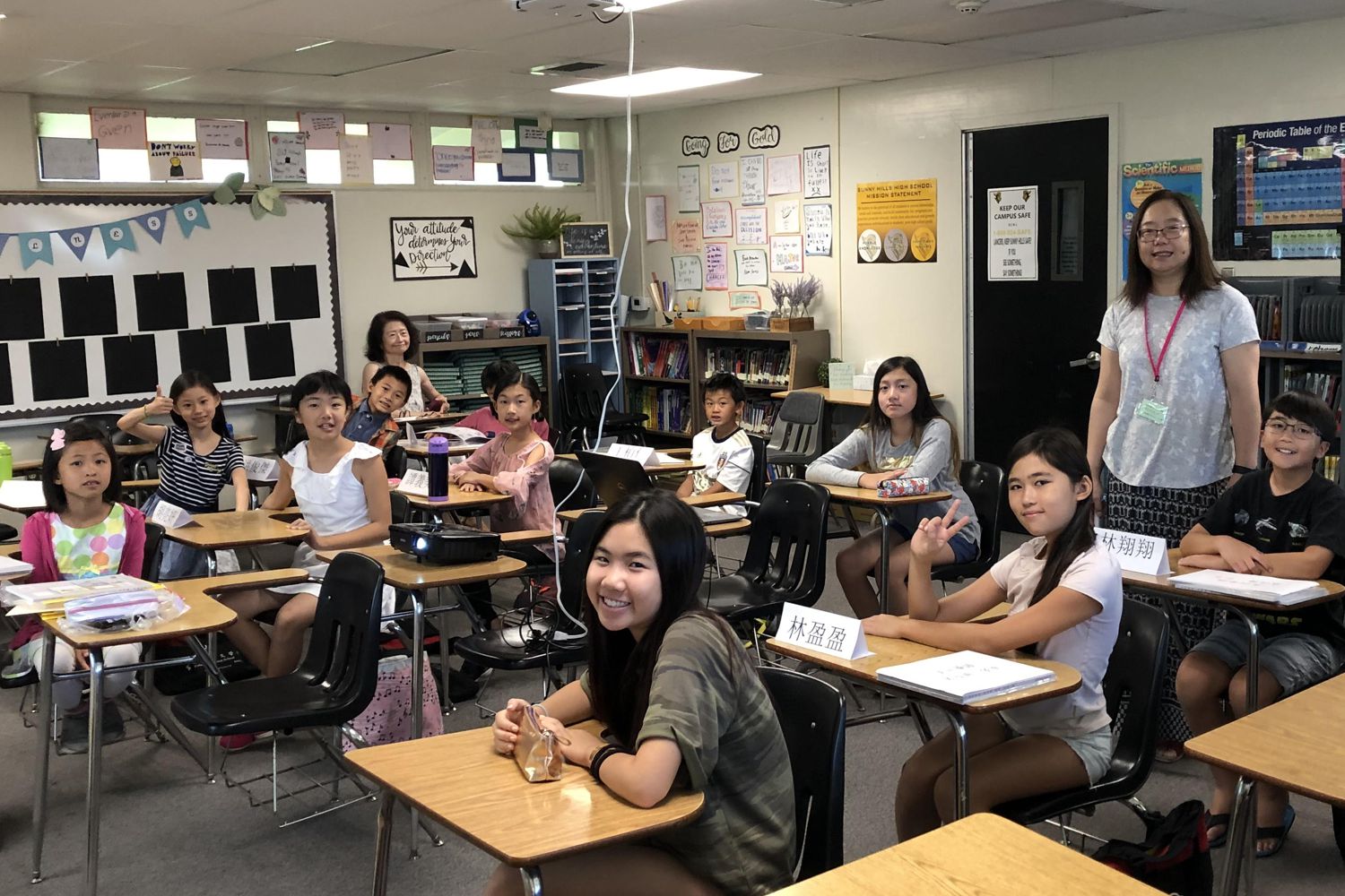 中文班上課狀況