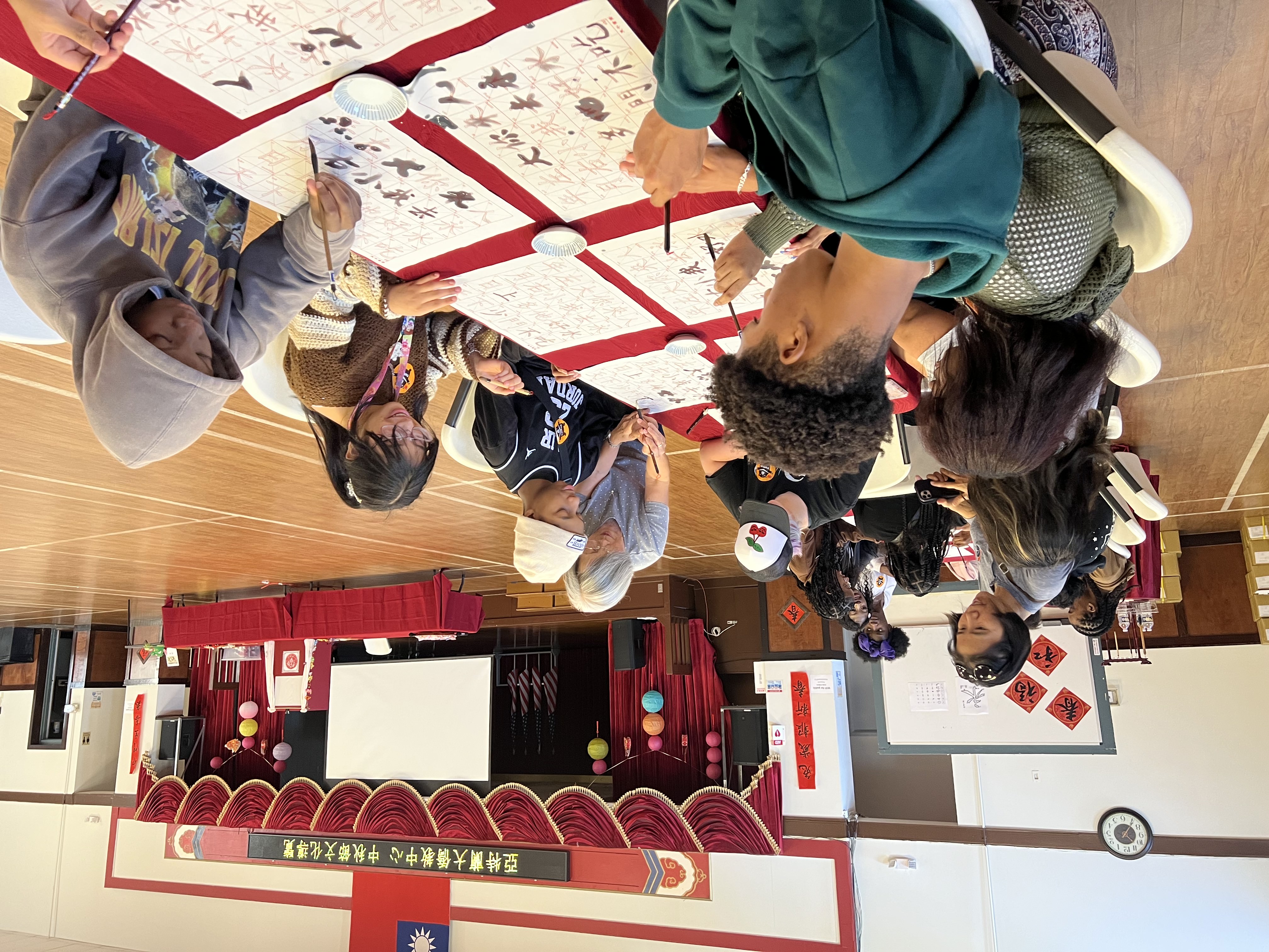 學員體驗書法臨摹