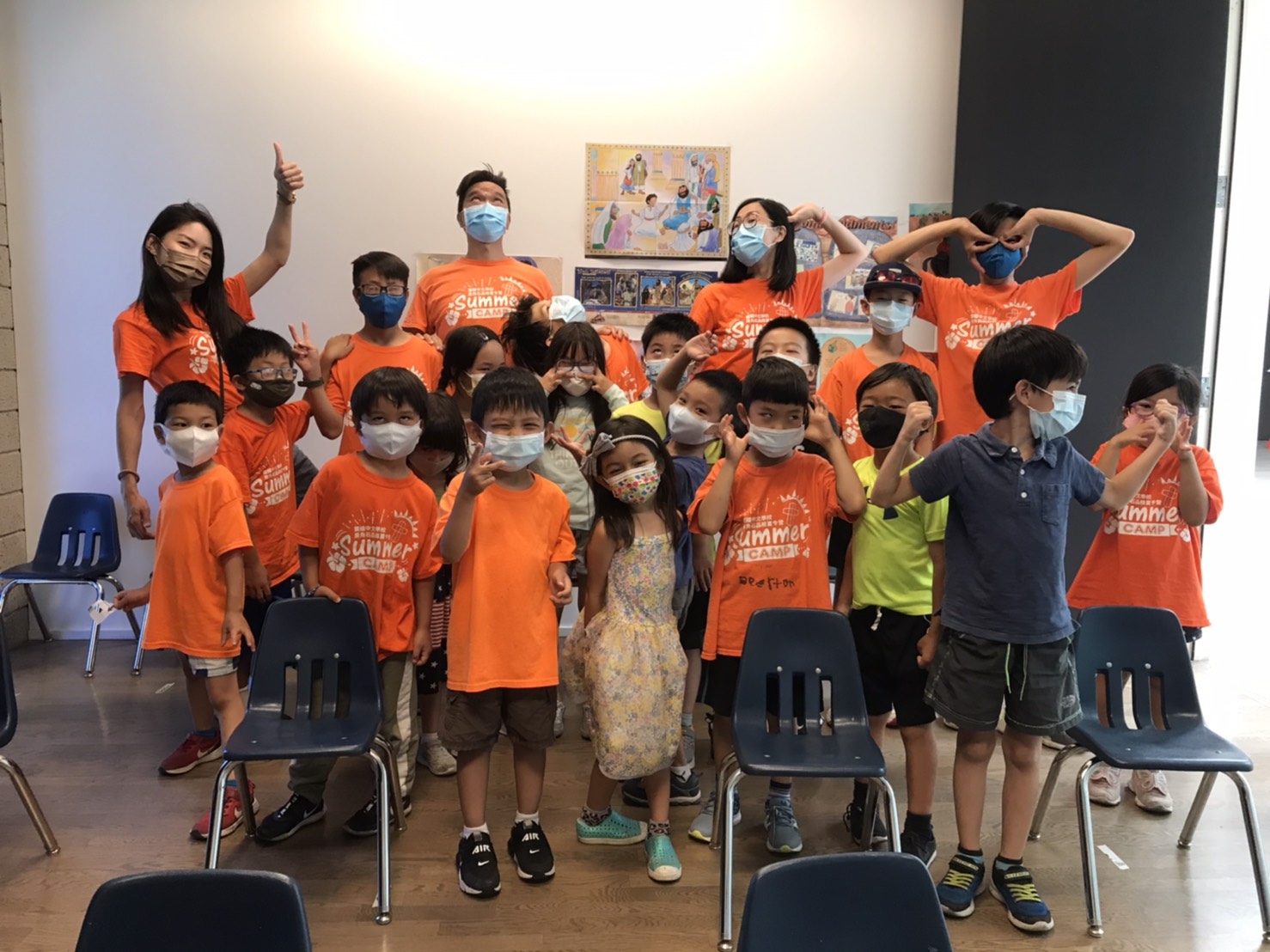 在夏令營中學習品格，小朋友感受到耶穌的愛。