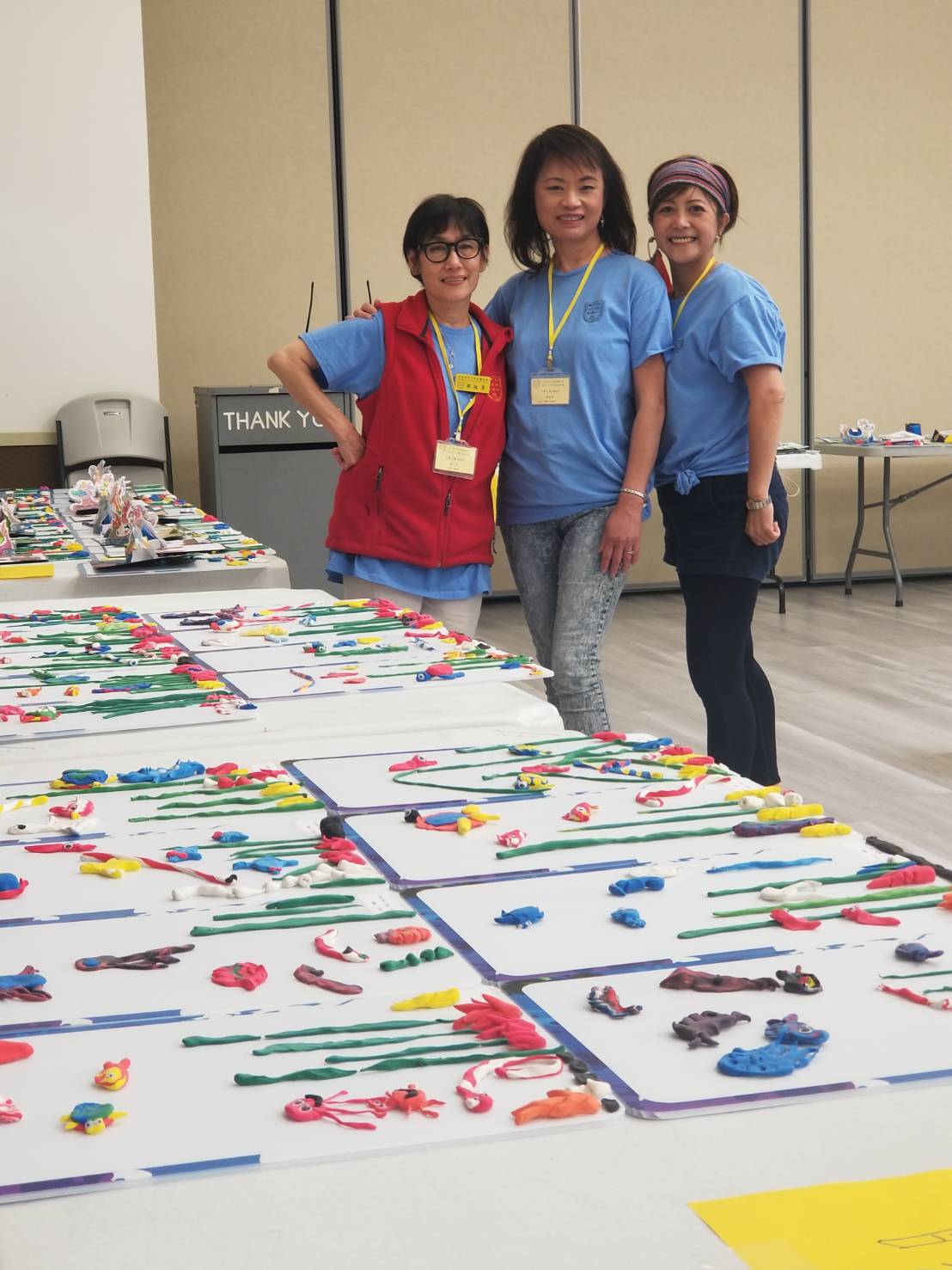 文化勞作課的作品展覽