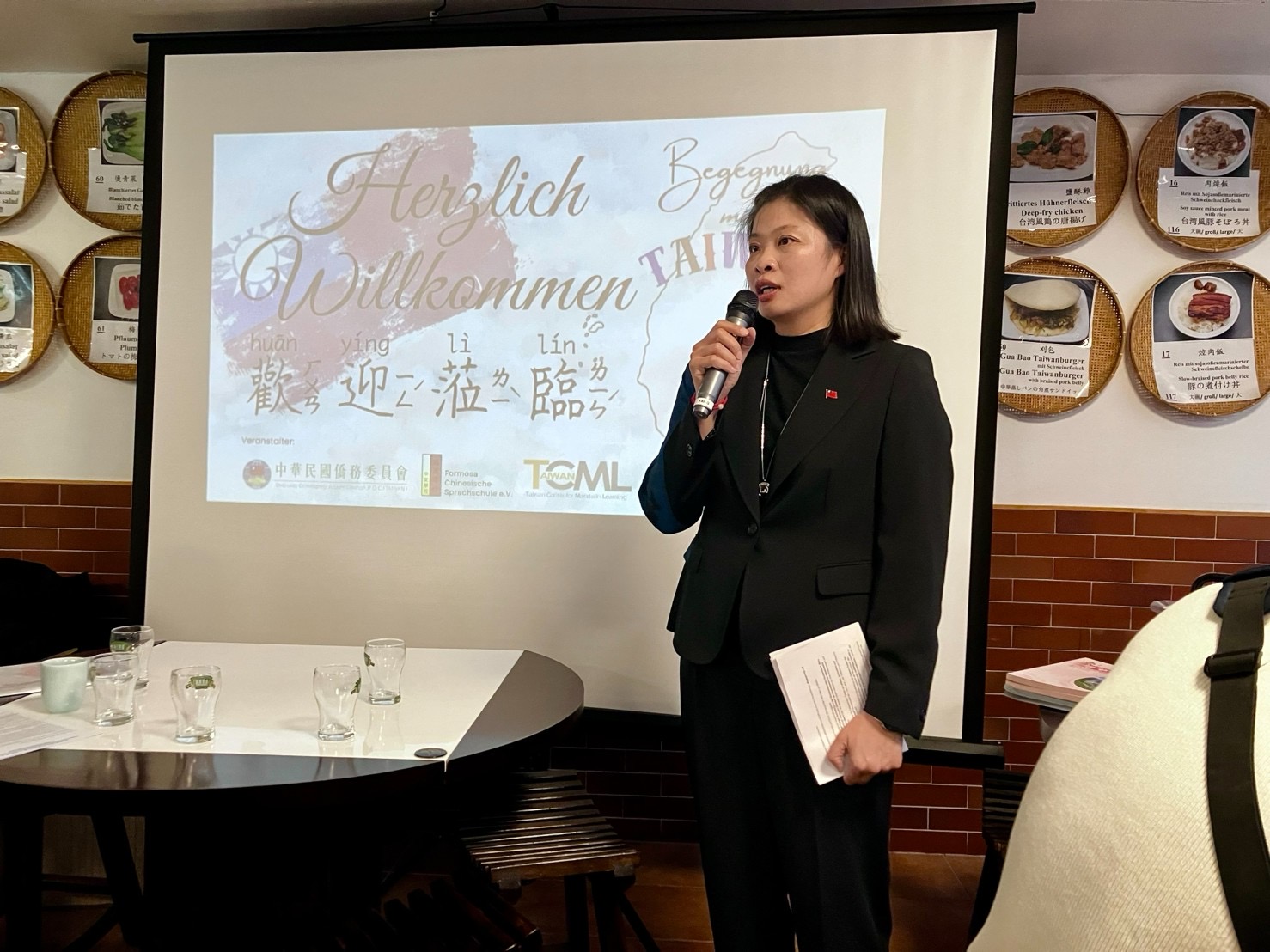 理事長許兆雙致詞並介紹臺灣之美，展現語言與文化交流風采