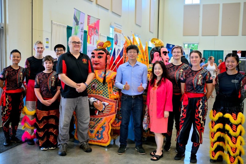 威州北美中文學校暨臺灣華語文學習中心 2024 Washington County Fair 推廣臺灣文化2