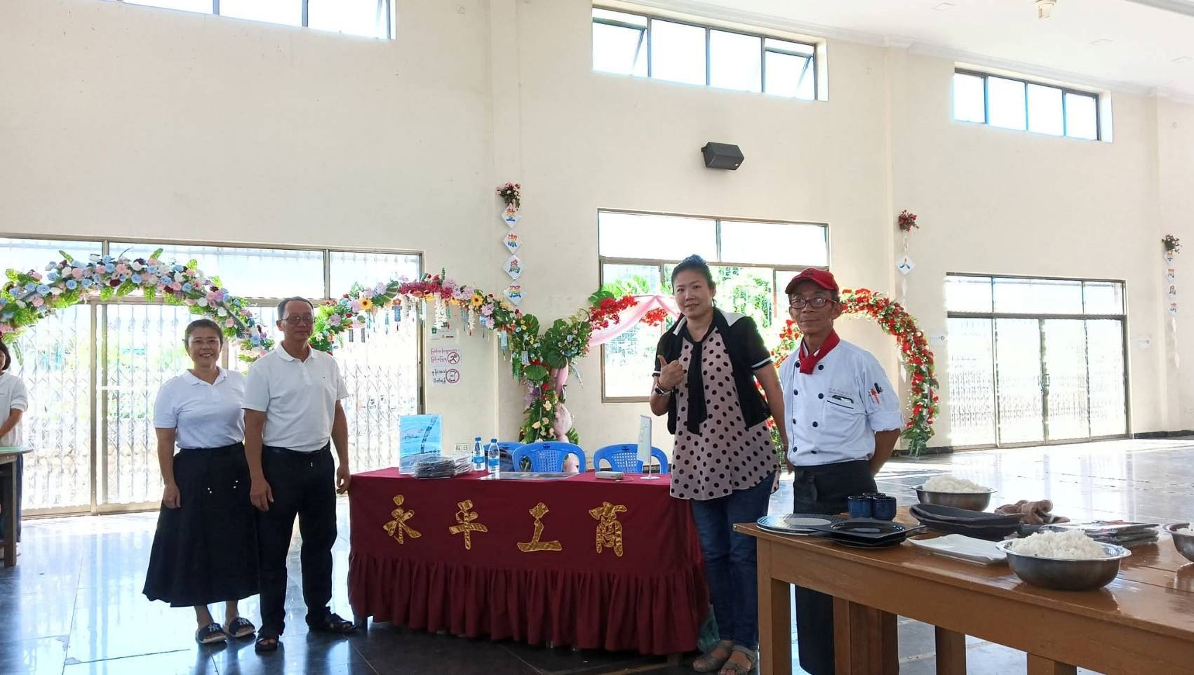 尹勝邦校長給予肯定、支持，並時時到現場關心同學學習狀況