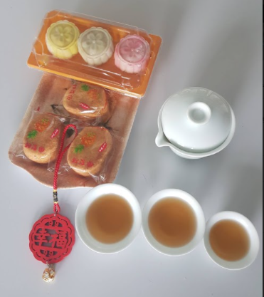 與老師舉行中秋節茶會