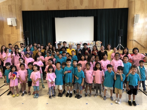 北加州天樂語文學校夏令營成果展2