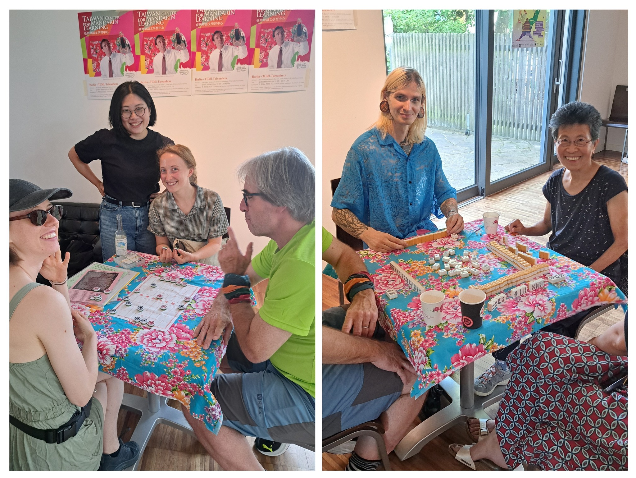 象棋和麻將都是受歡迎的文化活動