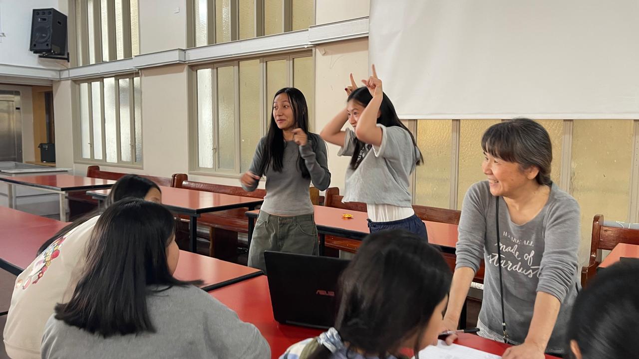 2024 學年度 愛育學校 正體漢字文化節中學部成語比手畫腳比賽2