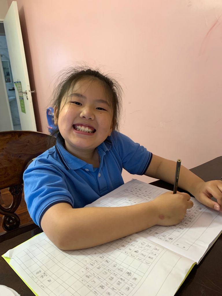 110學年度愛育學校 正體漢字文化節「全校寫字比賽」1