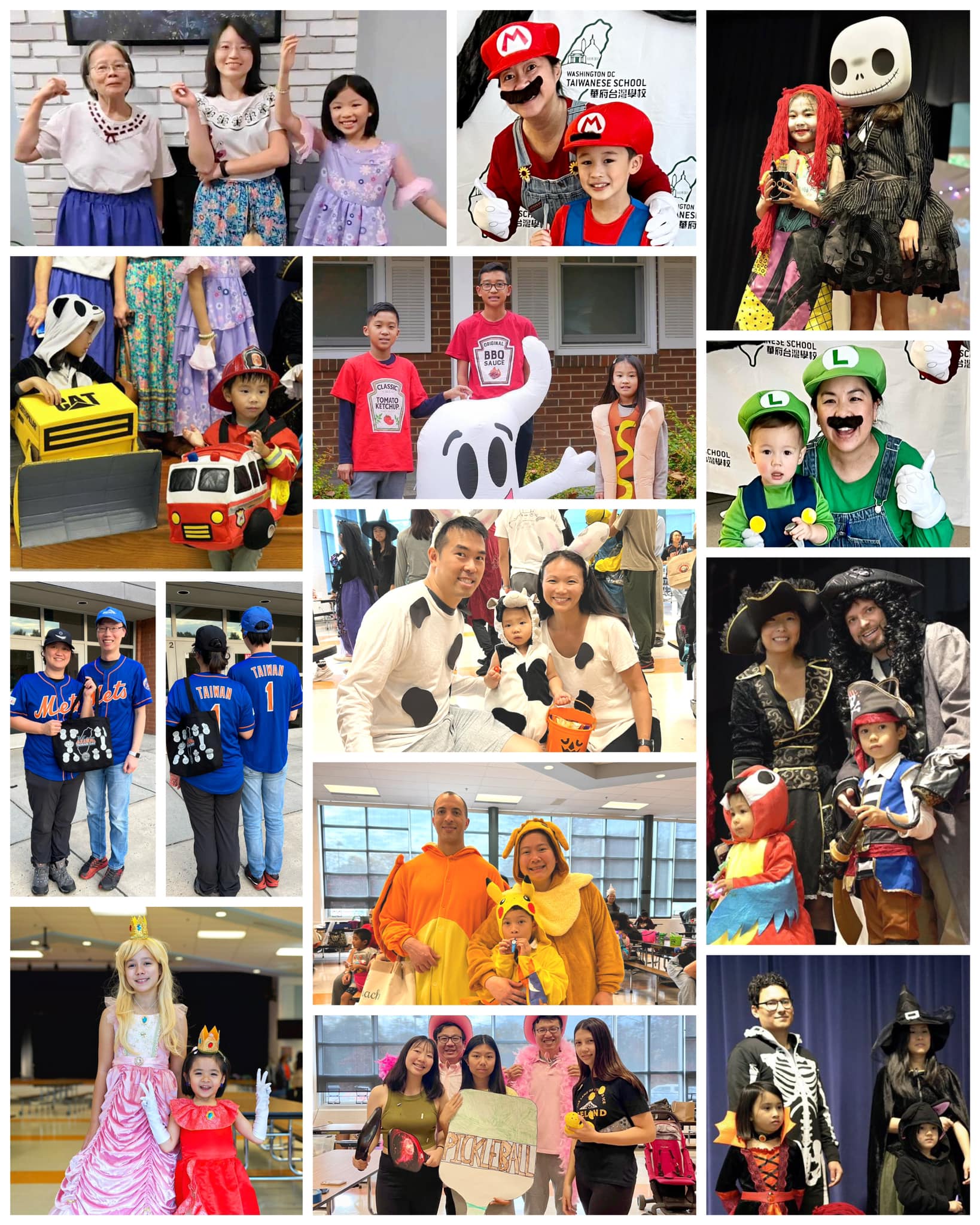 華府臺灣學校2023萬聖節遊行 創意十足、歡樂滿點2