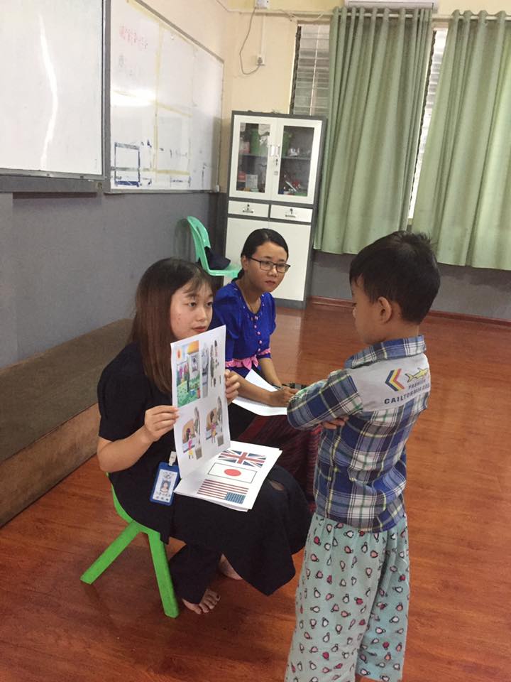 2019曼德勒孔教學校新城區幼稚園期中口試評量2