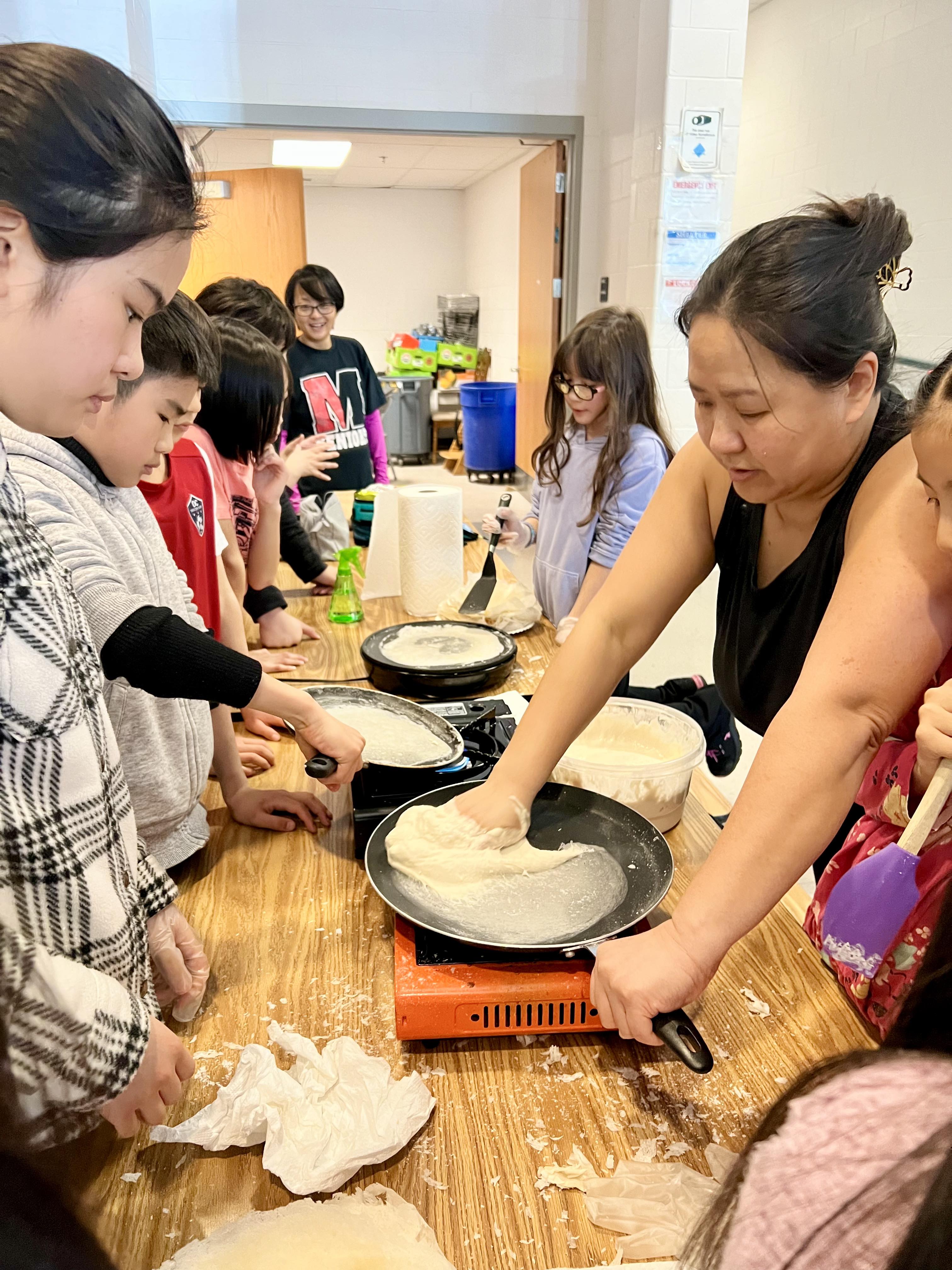 華府臺灣學校2024年清明節活動 體驗特色「烏魚子潤餅」3