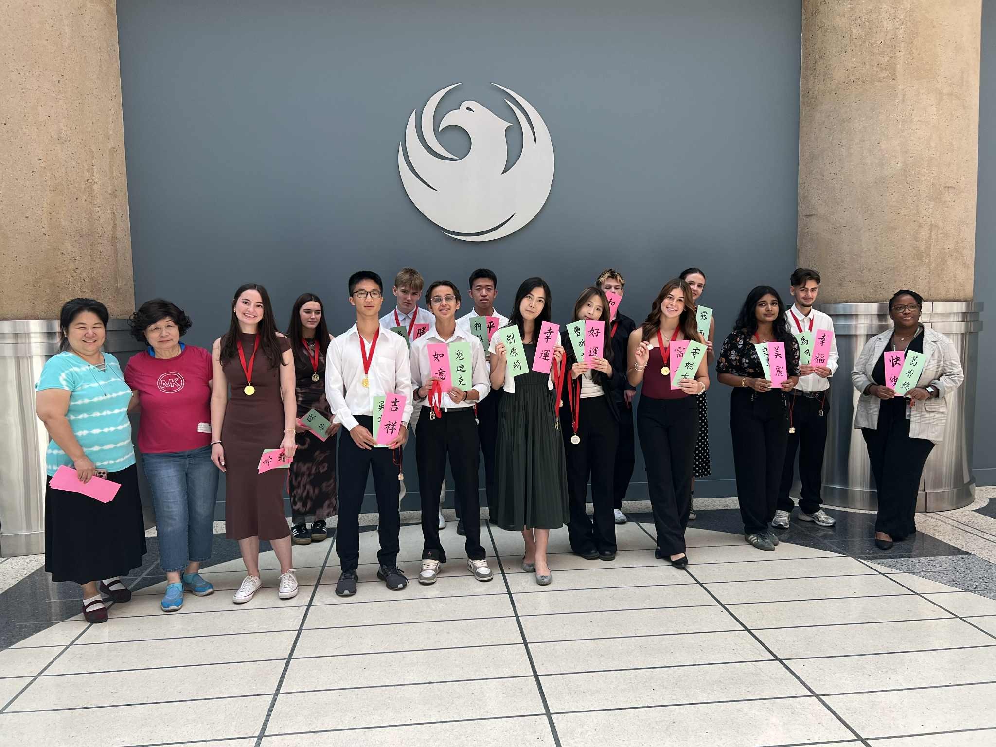 國際十一個國家青年大使正體漢字文化指導與交流活動