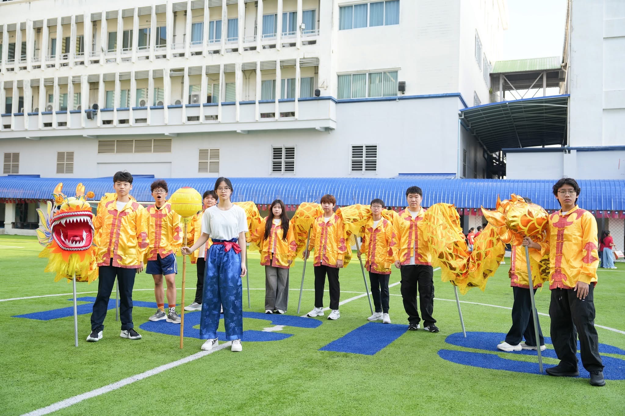 TTASCA舞龍隊學生表演
