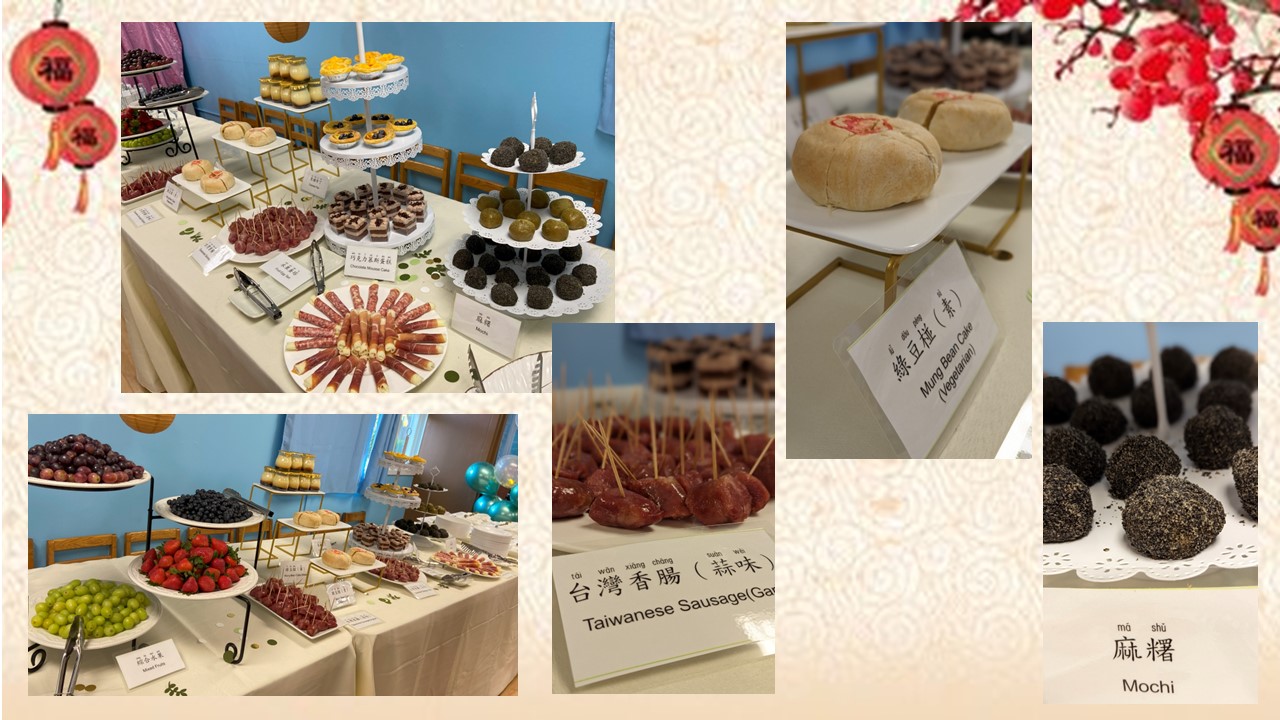多樣的中式甜點，為賓客們帶來愉悅的味蕾體驗。