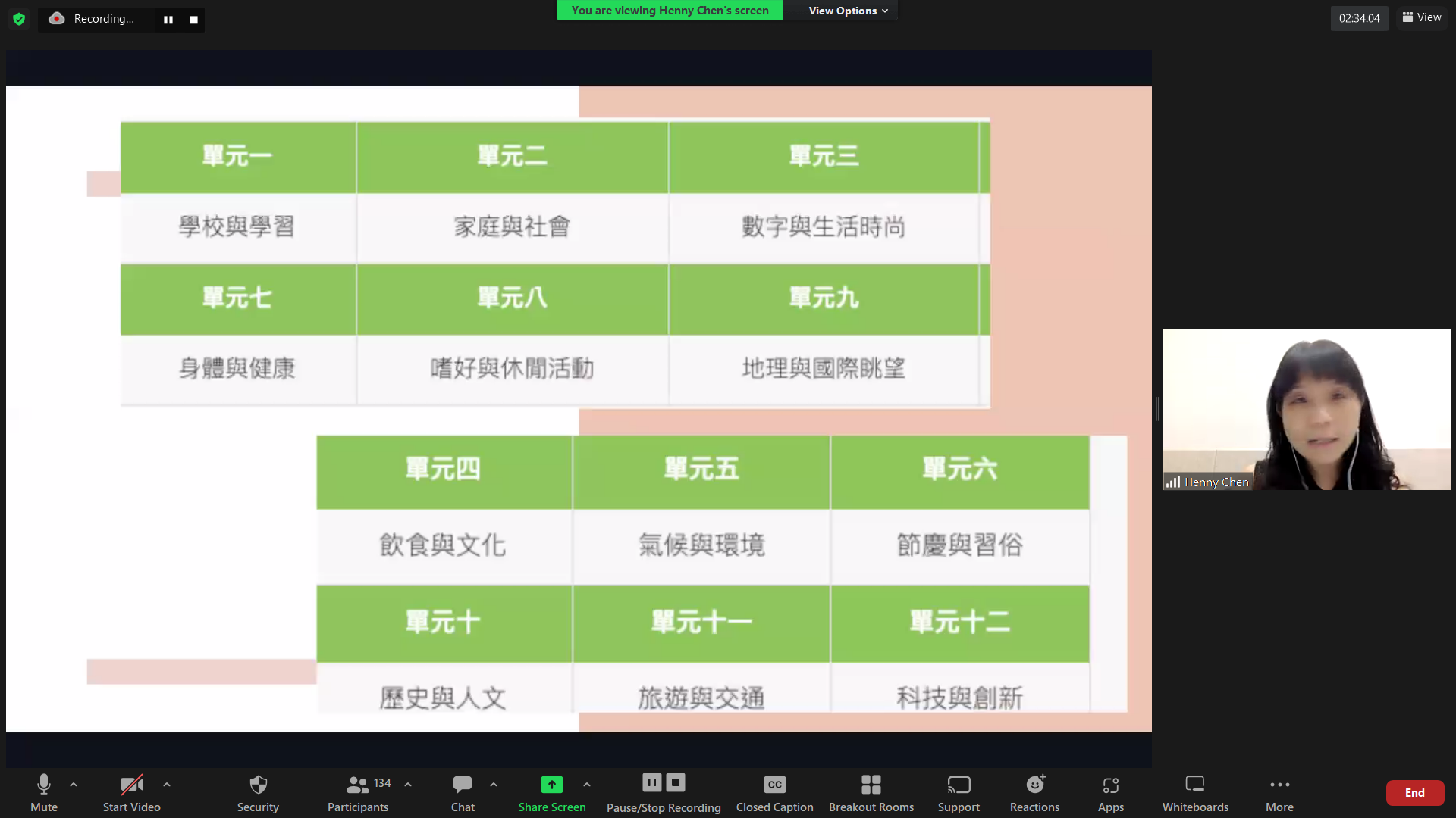 第三場 6/25 則邀請到美西數位中文教學名師陳姮良老師主講〔從5R來談華語教學的變與不變〕她以