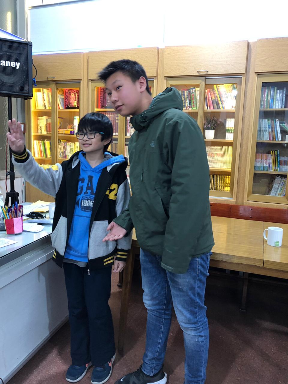 108學年度愛育學校正體漢字文化節「成語、四字詞語比手畫腳猜詞比賽」1