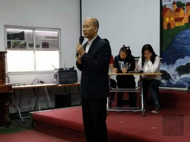 張建坦致詞及講評。