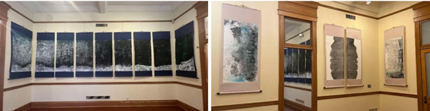 鳳凰城正體漢字文化在亞利桑那州首都博物館展出臺灣水墨畫展。