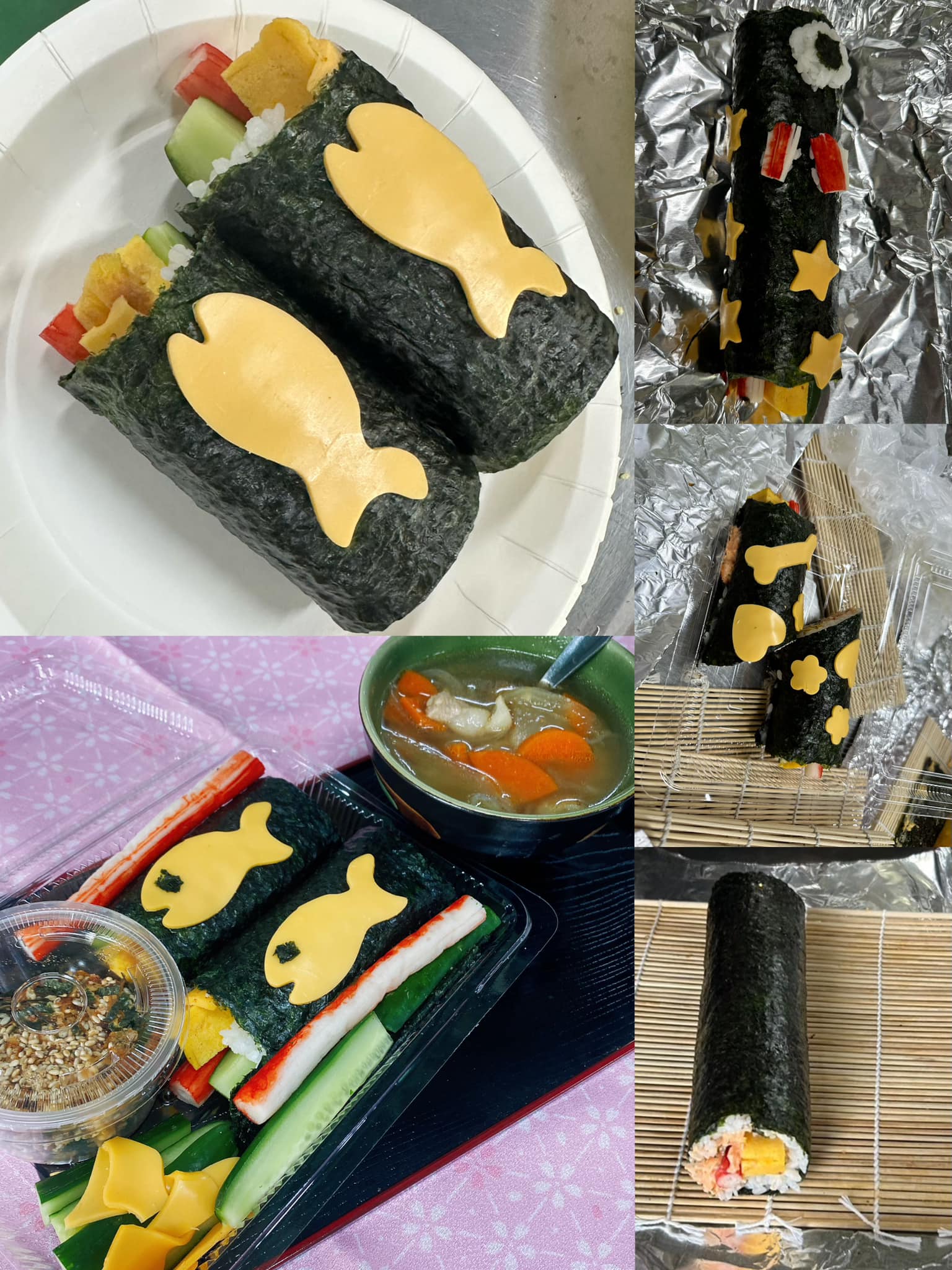 學生們發揮創意完成永續料理