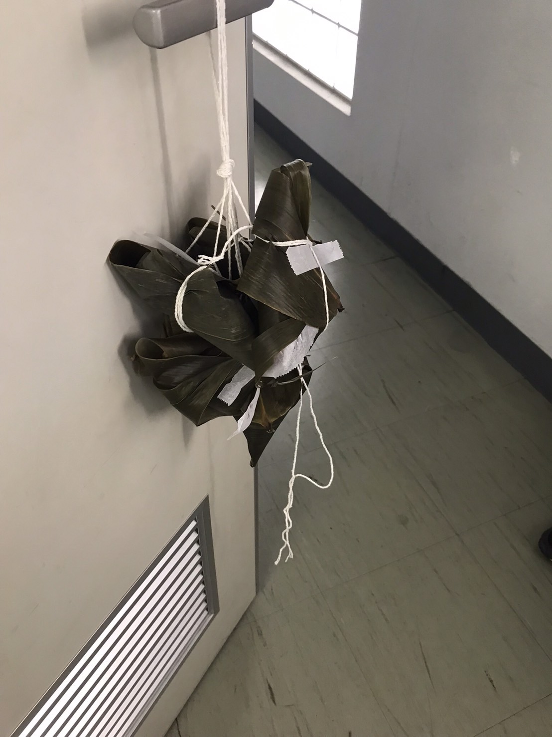 準備進蒸籠的粽子