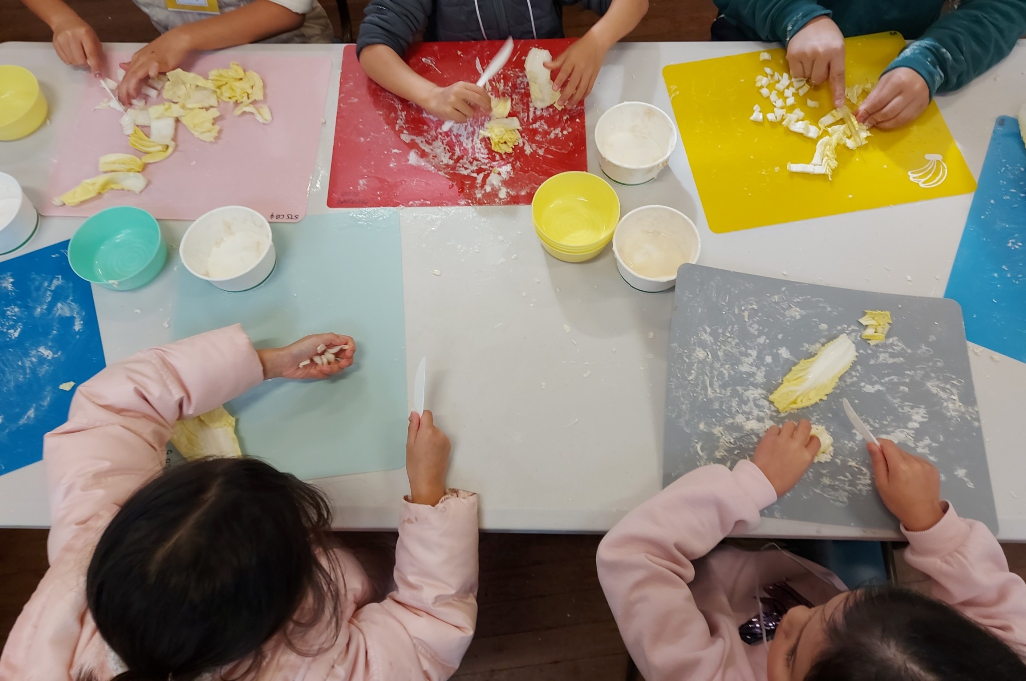 我們準備桿麵皮了