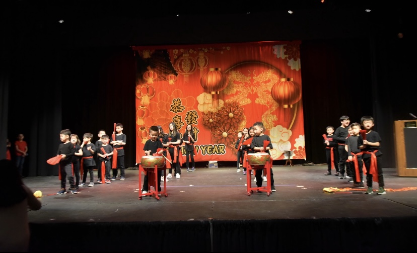 新澤西博根中文學校慶龍年迎新春1