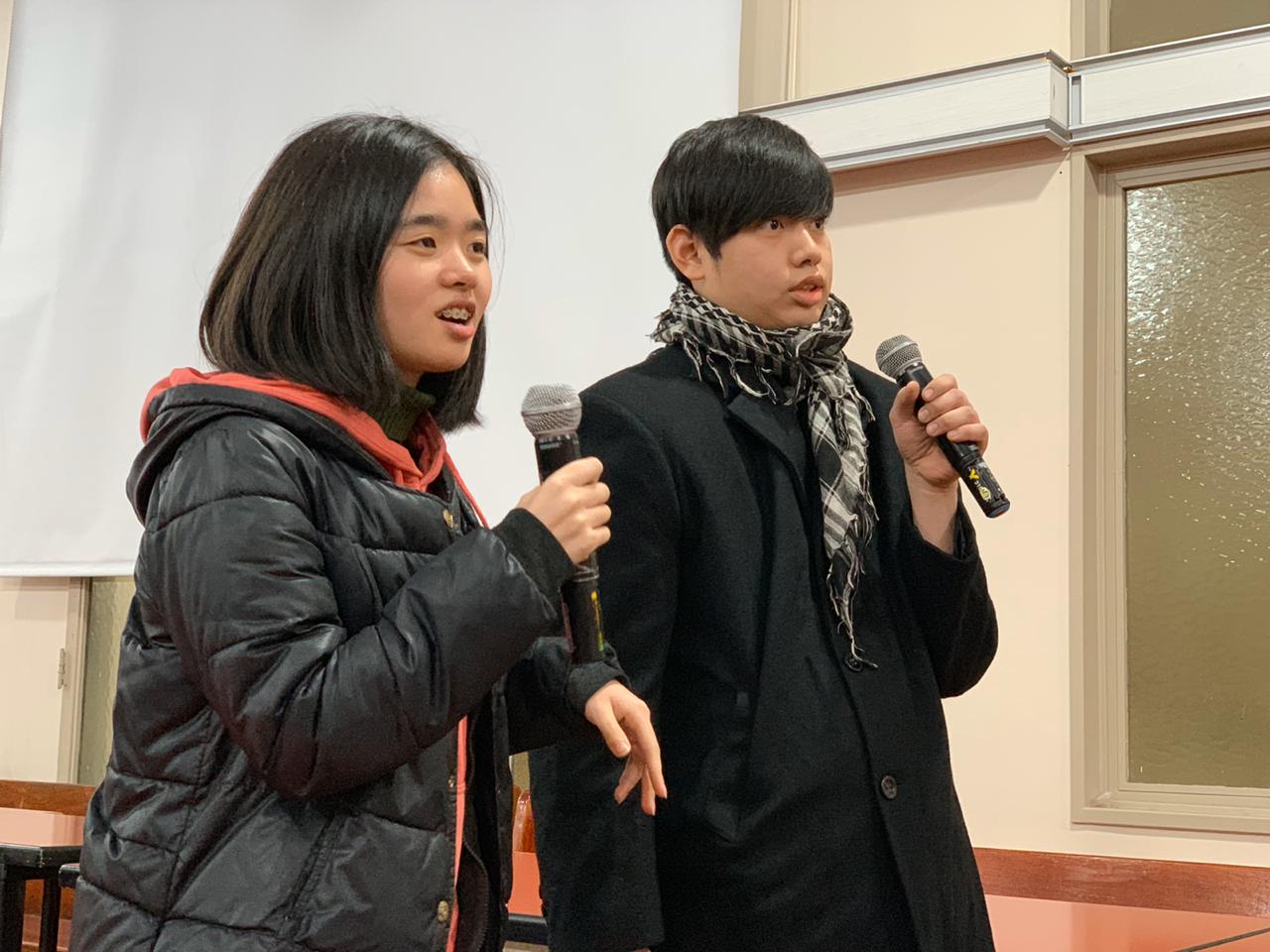 108學年度愛育學校正體漢字文化節「成語、四字詞語比手畫腳猜詞比賽」3