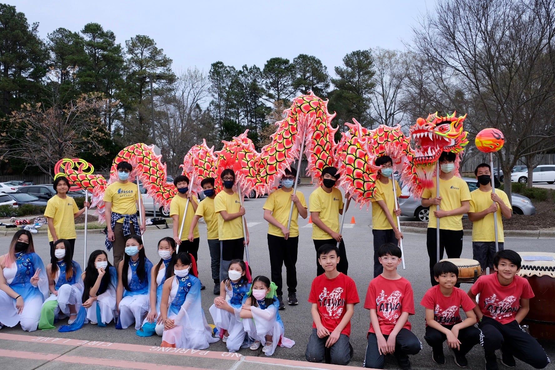 國際文化節活動所有參與團員合照