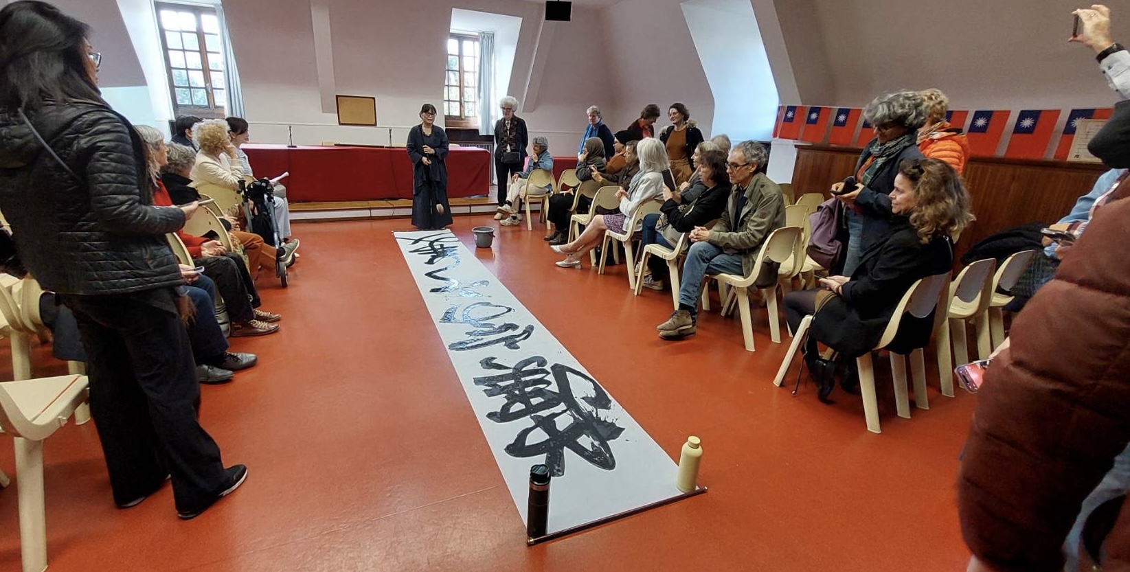 書法家現場揮毫