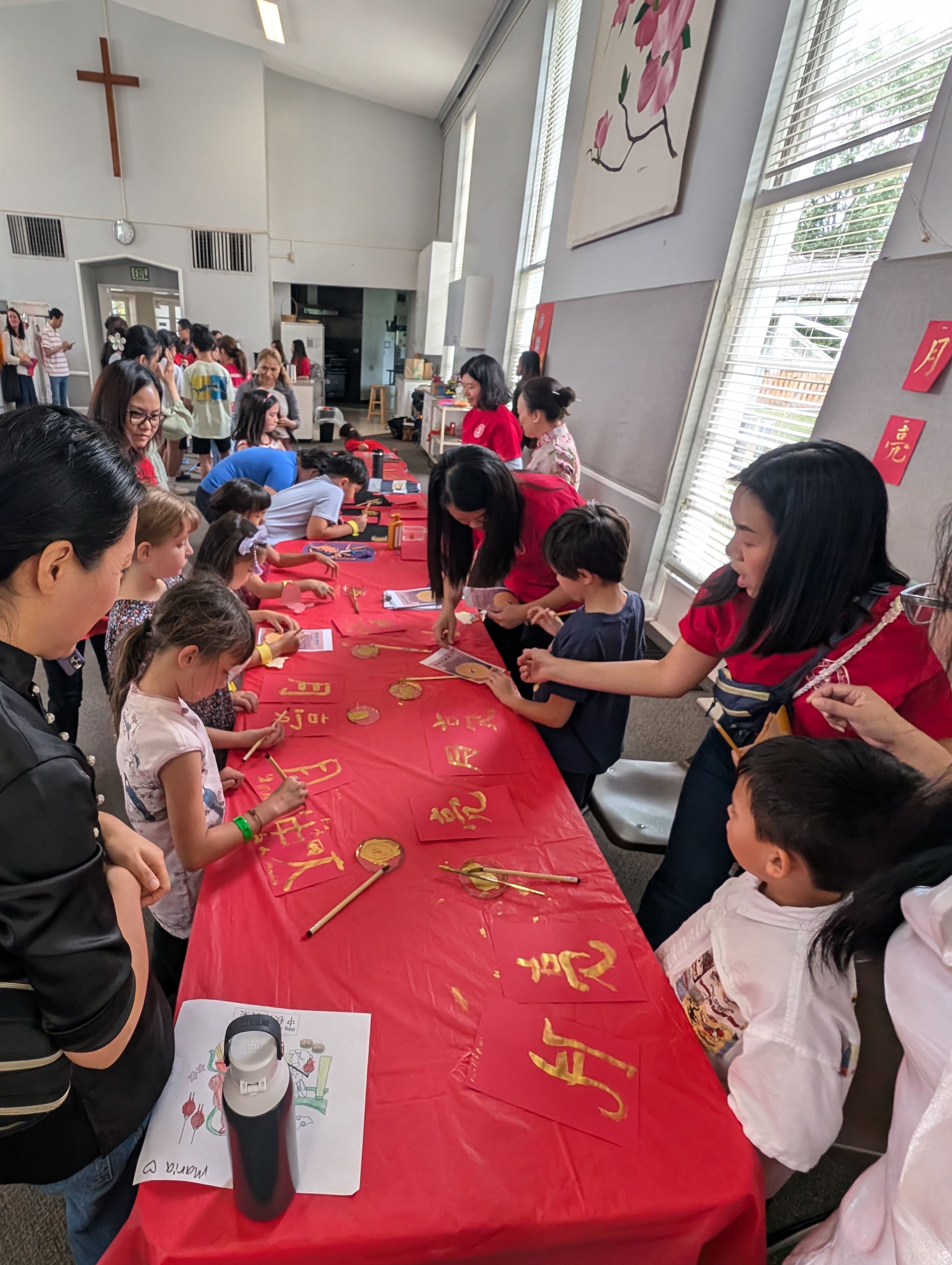 大納城中文學校2024書法學習成果展暨中秋節慶祝活動2