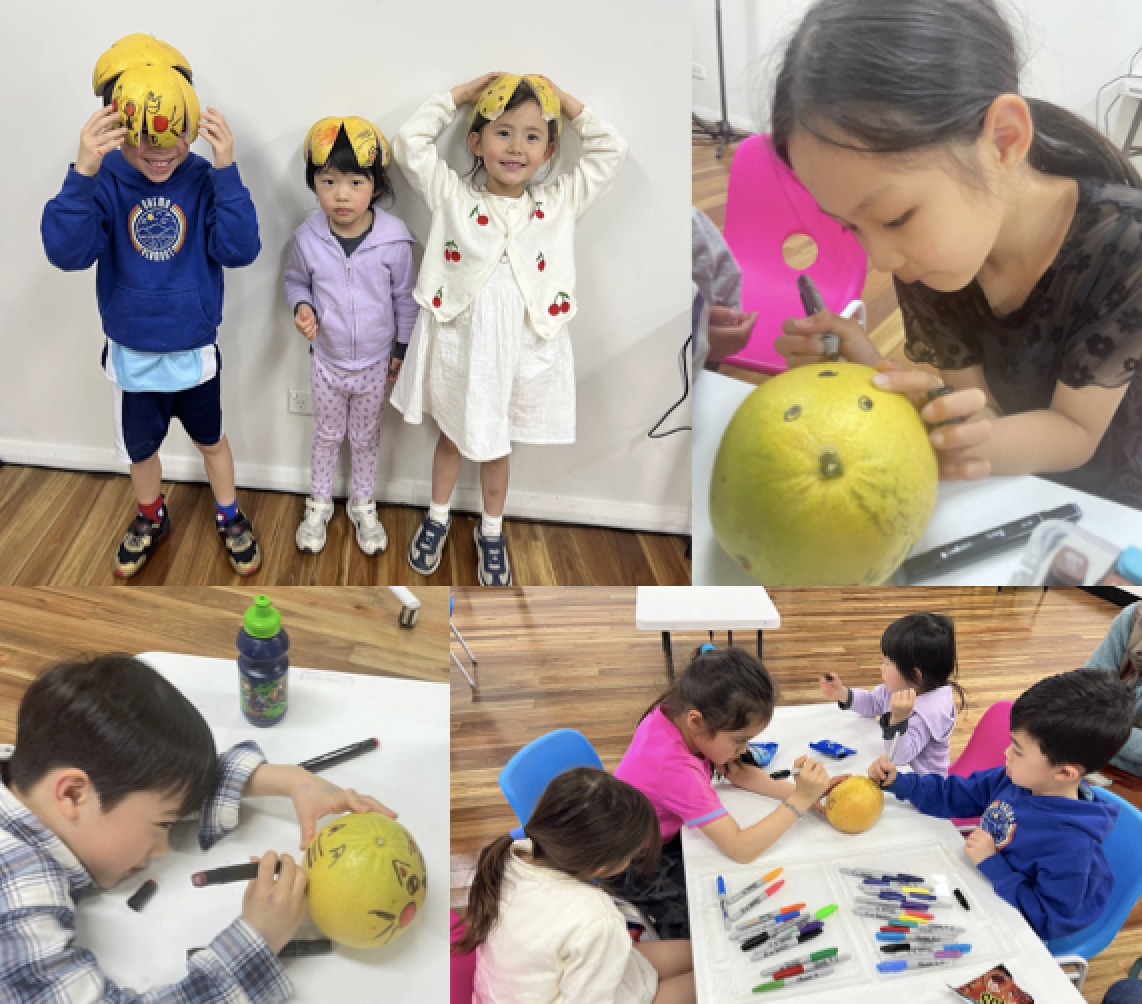 彩繪柚子發揮創意