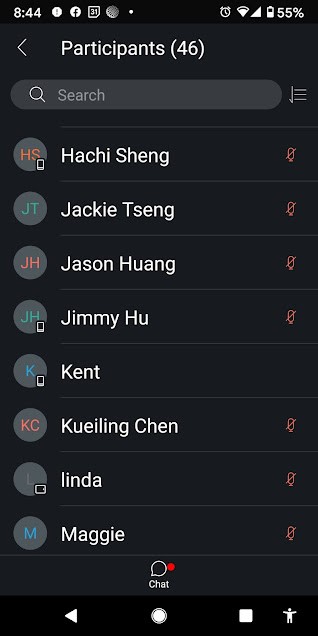 北美其他地區與台灣近五十名學員參與線上同步進行的研習。