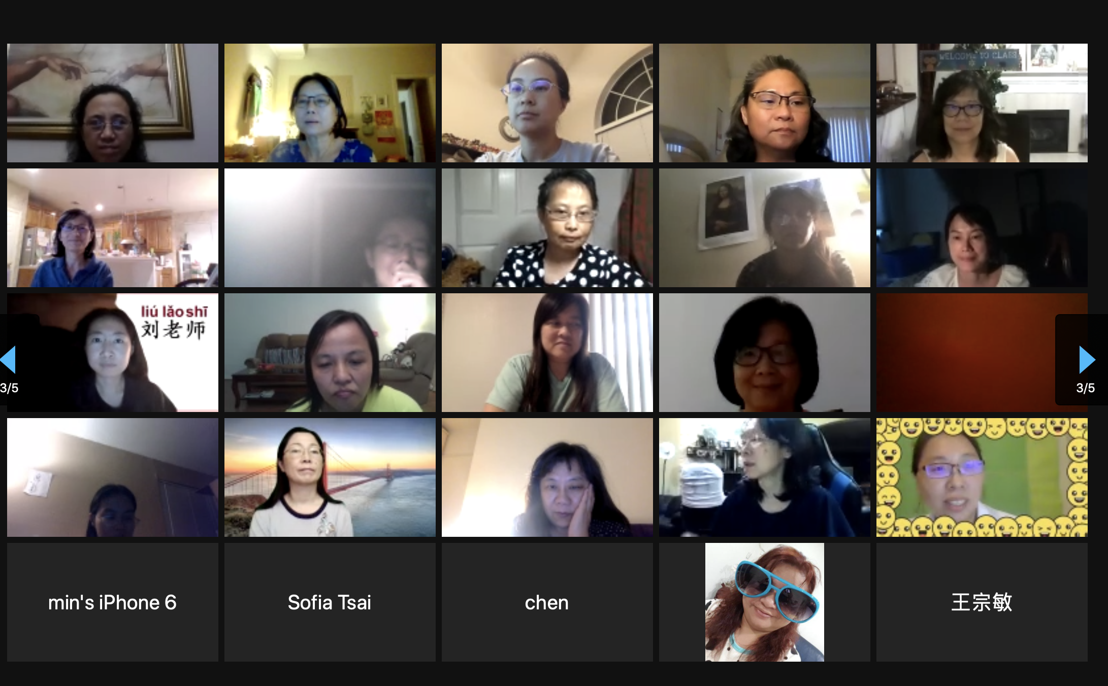 教師學員們專注、認真、投入、分享