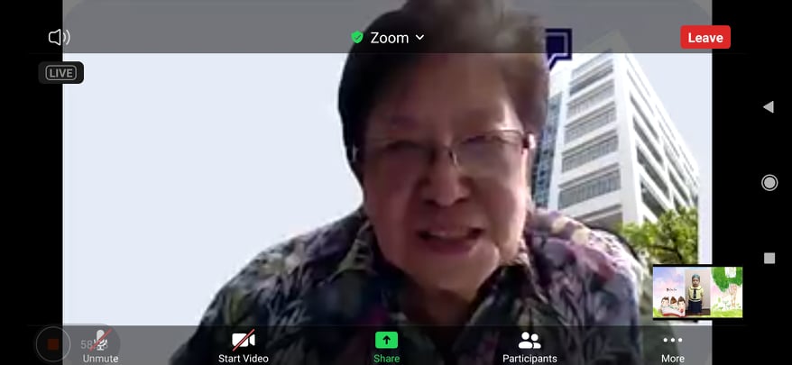 許麗玲副校長講評