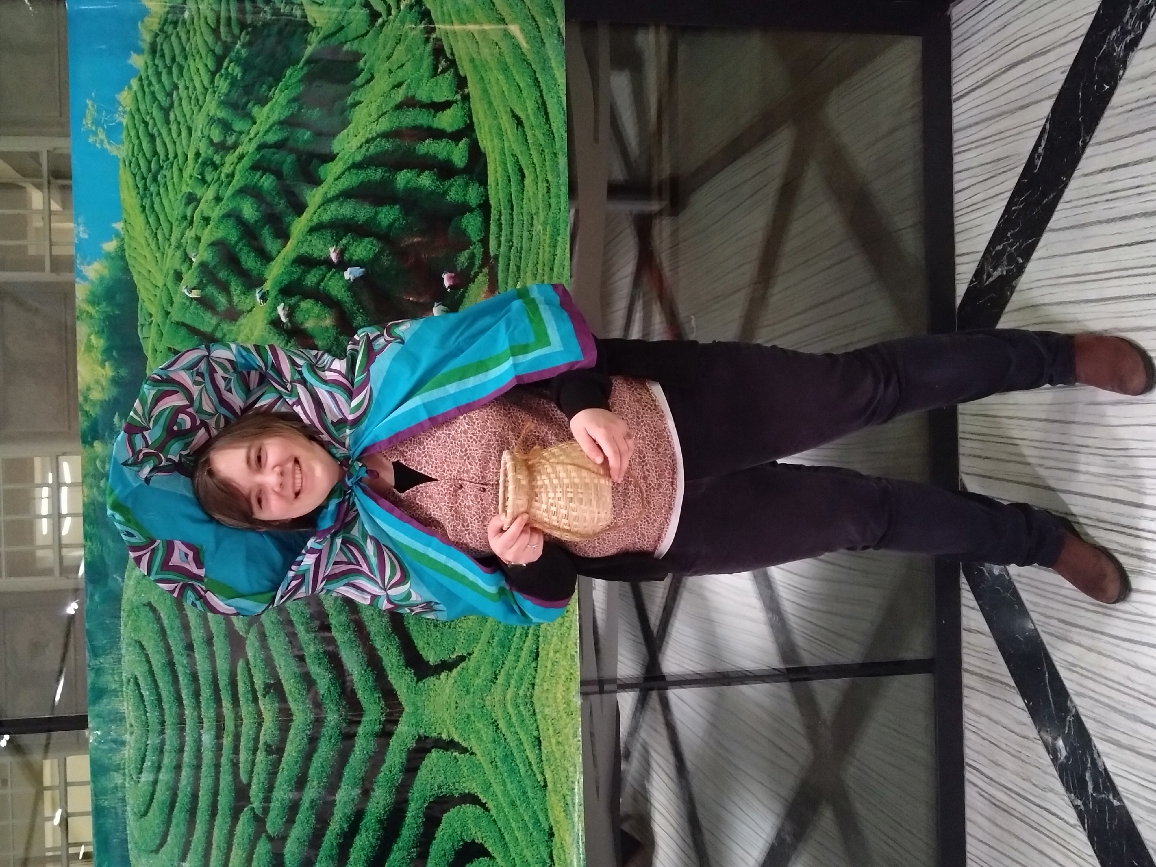 採茶的文化拍照留念