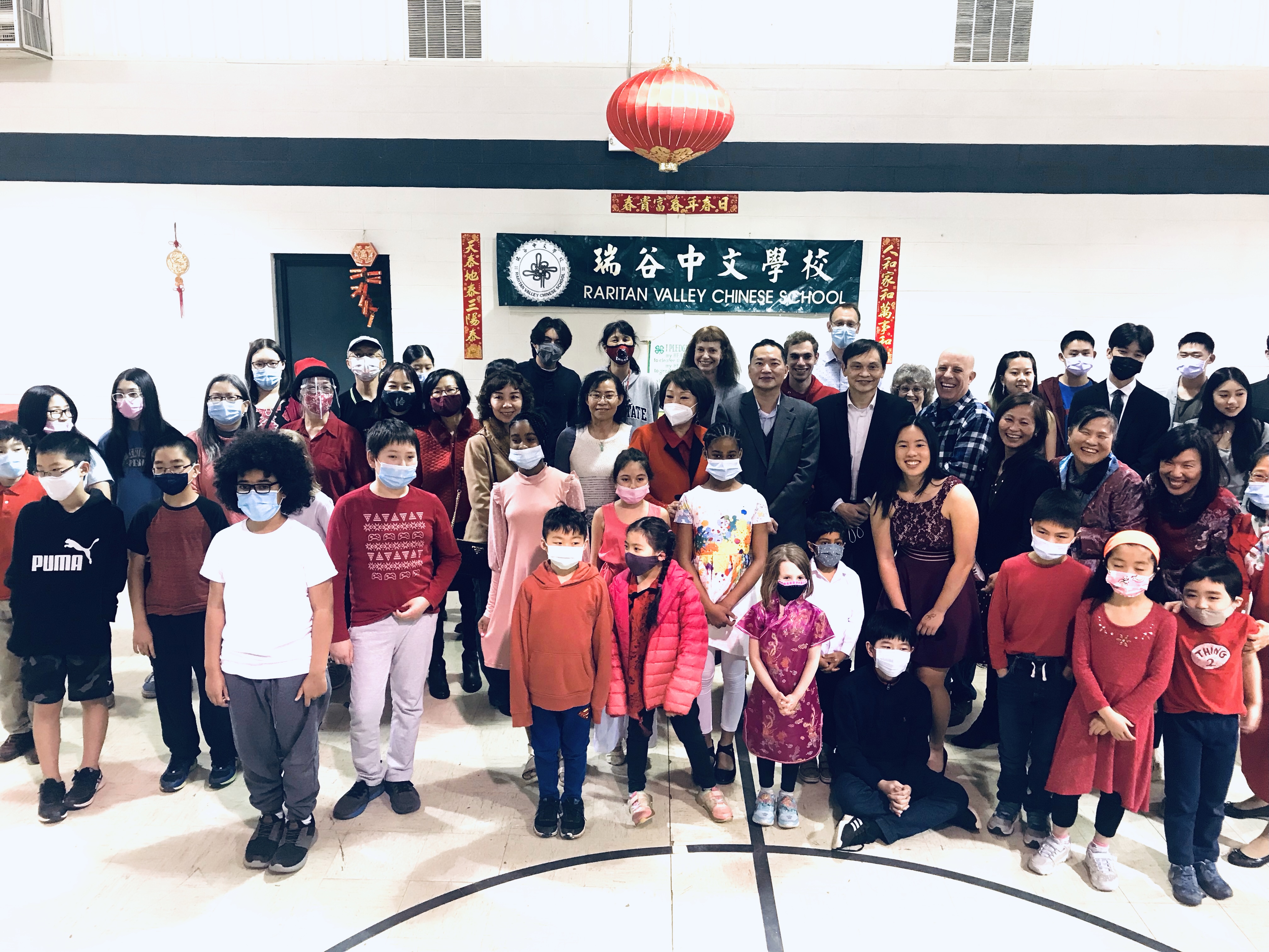 嘉賓與師生合樂