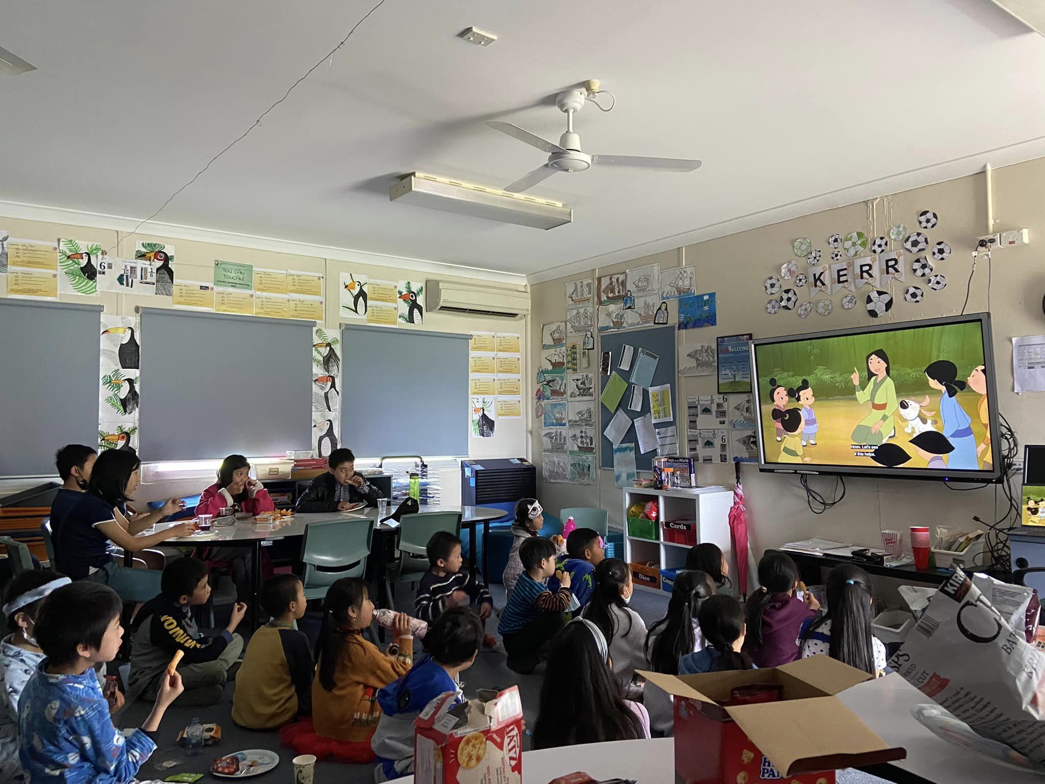 觀賞介紹中華文化的動畫影片