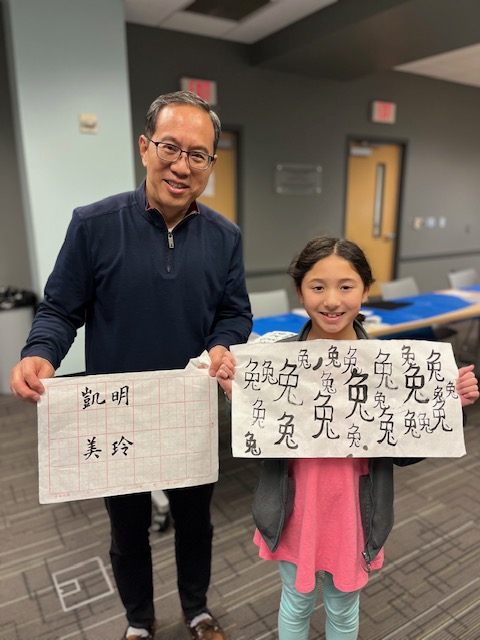 張霆老師與學生的作品