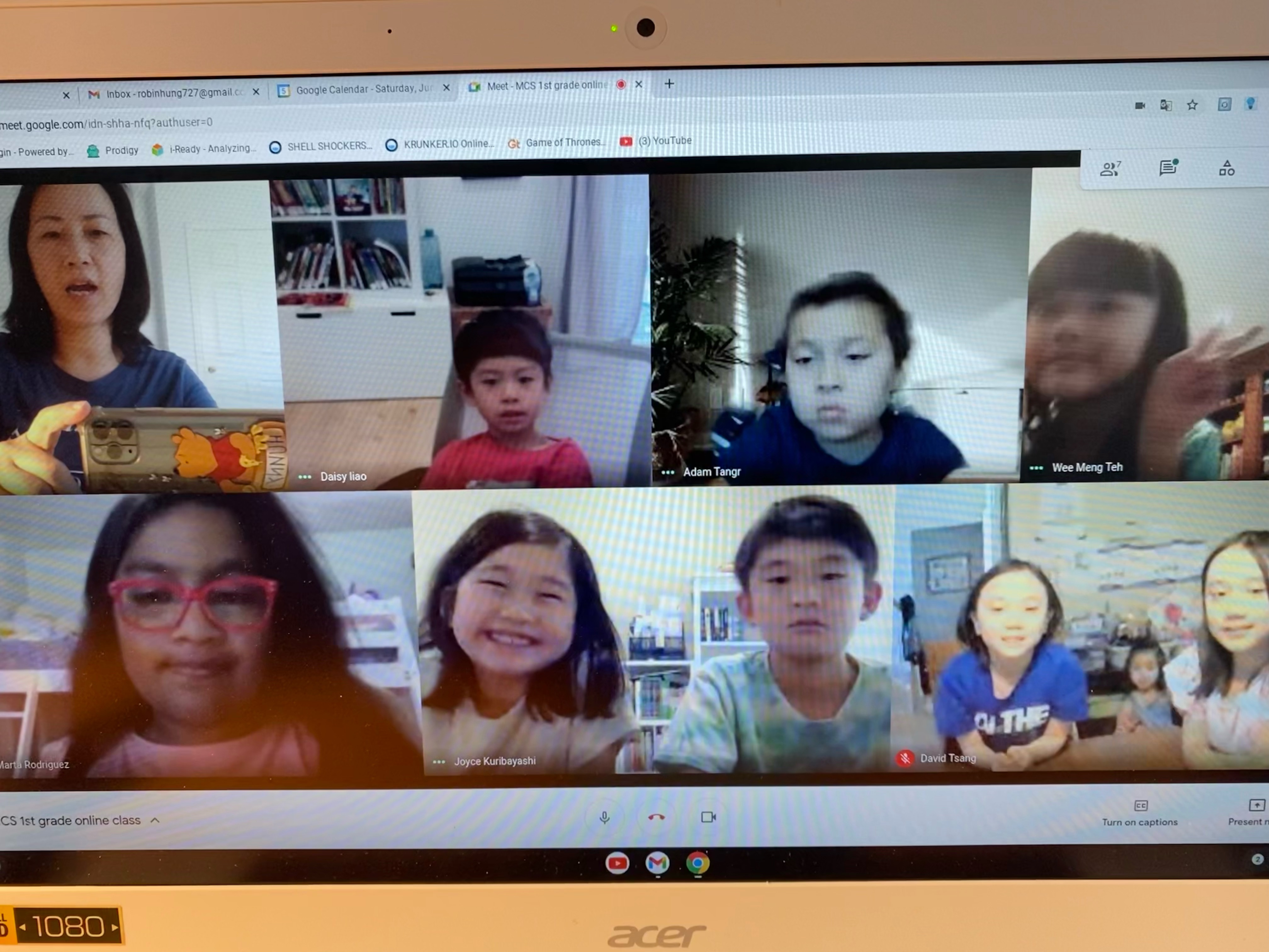 密西根中文學校   2021 正體漢字認字比賽（線上）2